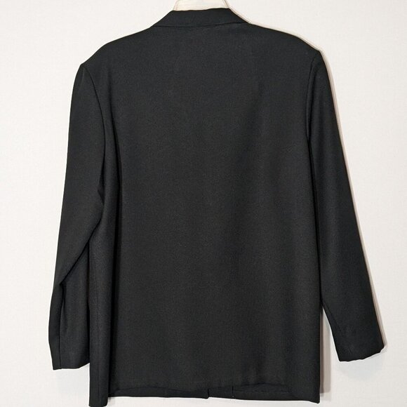 DONNKENNY Vintage Black Blazer; Long Sleeves; One Button; Pockets; Size 18 - Picture 3 of 5